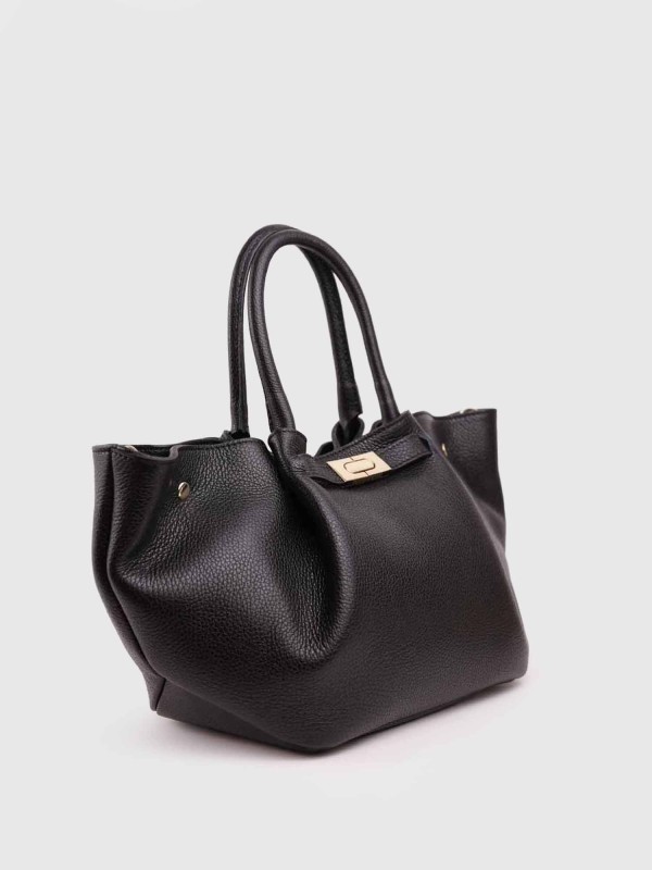 Сумка шопер з натуральної шкіри 