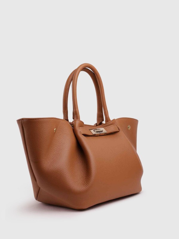 Сумка шопер з натуральної шкіри 