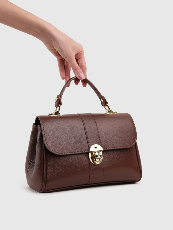 Сумка кросбоді з натуральної шкіри 