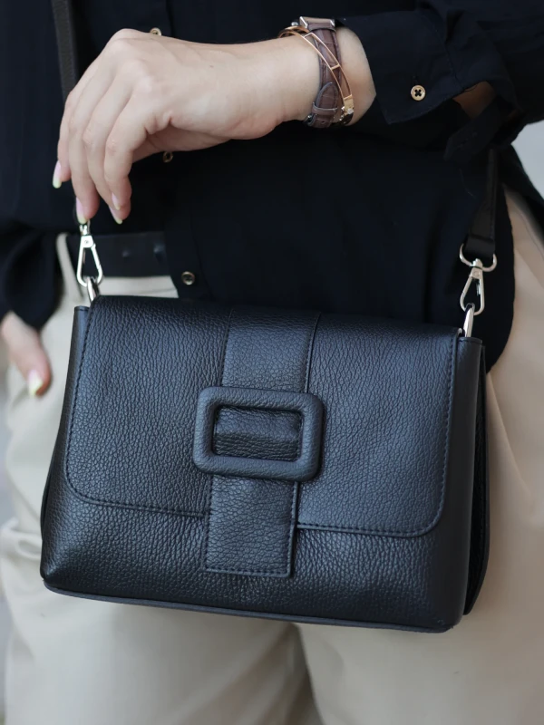 Сумка класична з натуральної шкіри 