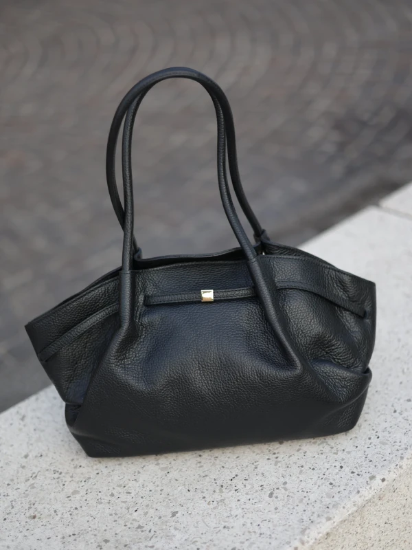 Сумка шопер з натуральної шкіри 