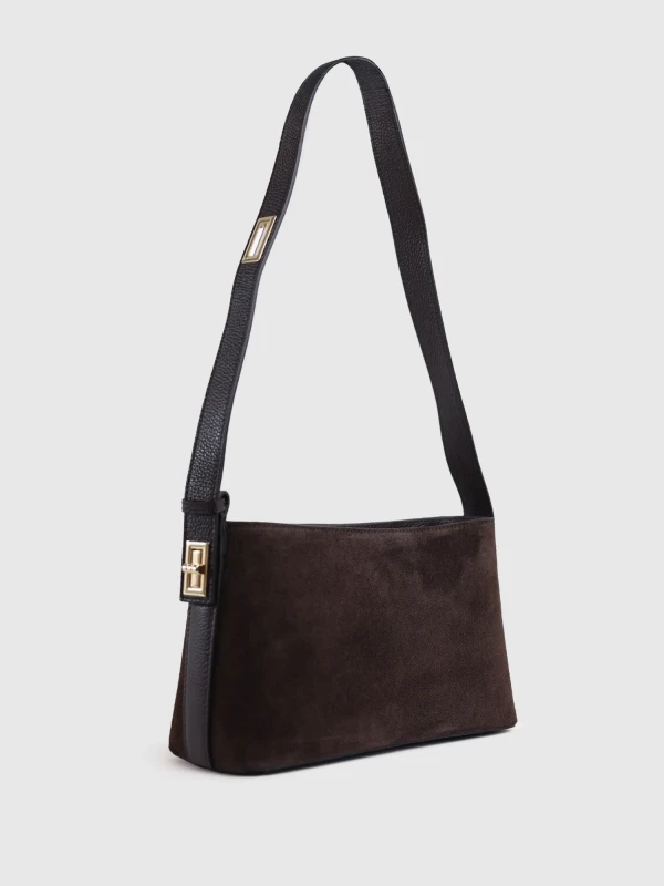 Сумка з натуральної замші