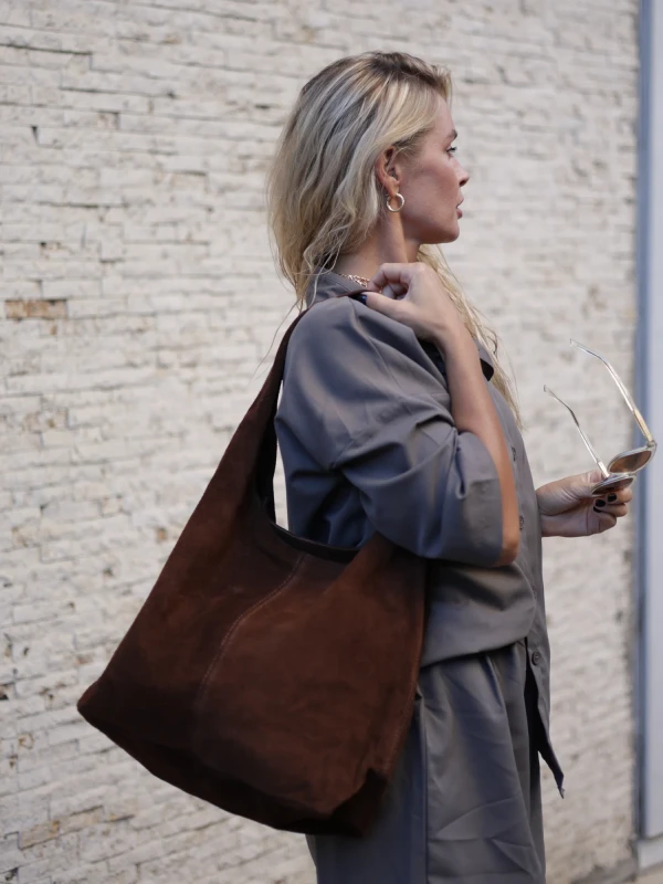 Сумка шопер з натуральної шкіри 