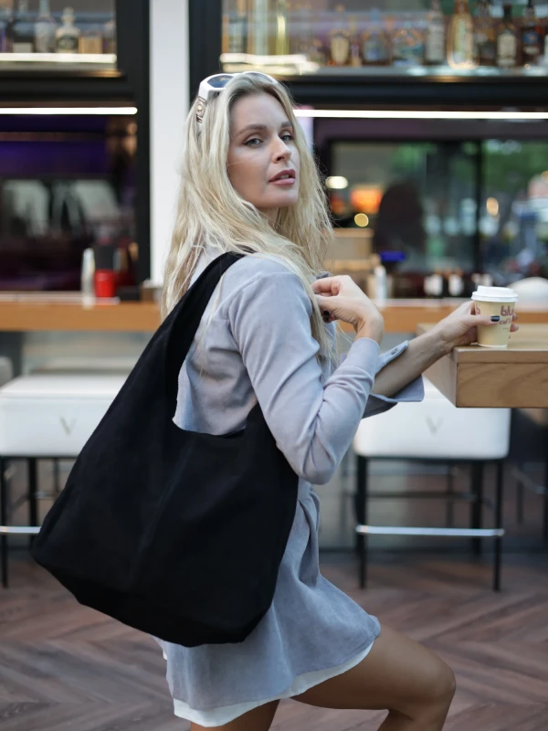 Сумка шопер з натуральної шкіри 