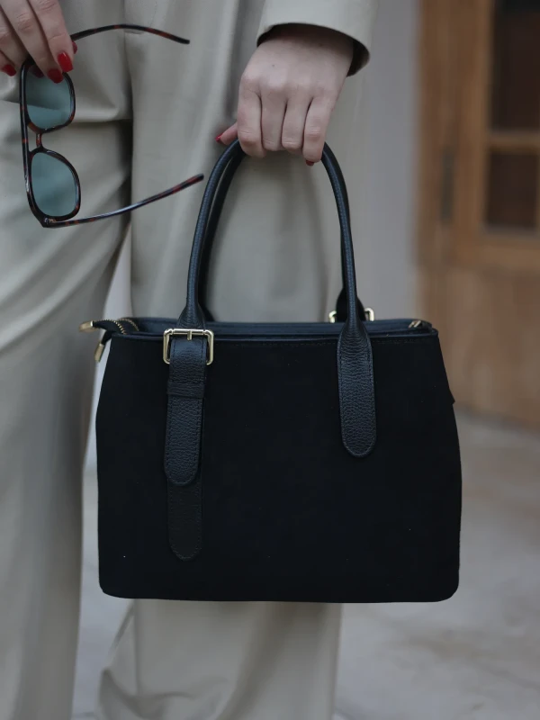 Сумка шопер з натуральної замші