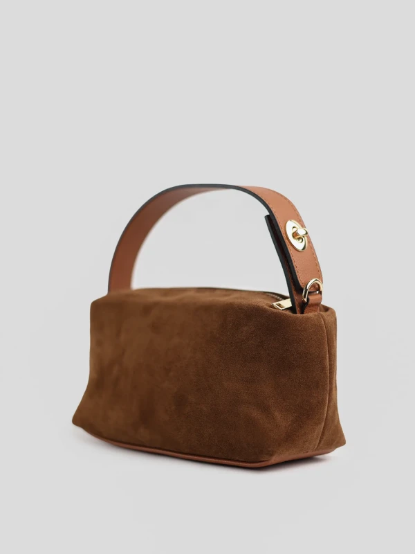 Сумка з натуральної замші