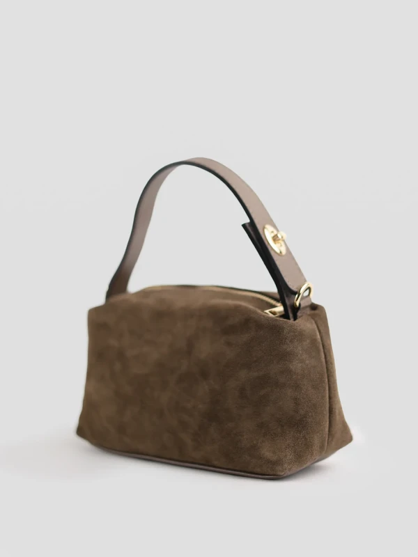 Сумка з натуральної замші