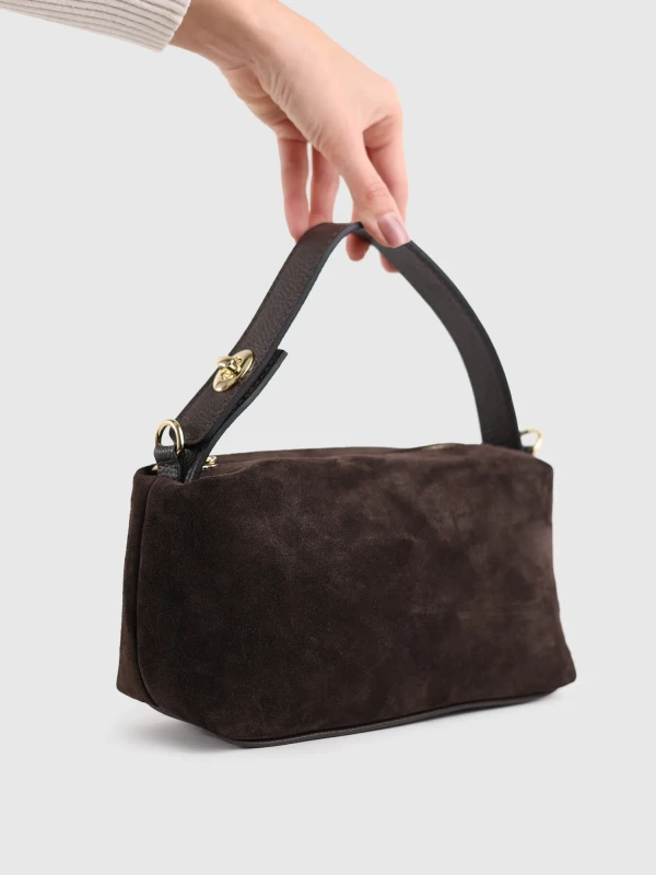 Сумка з натуральної замші