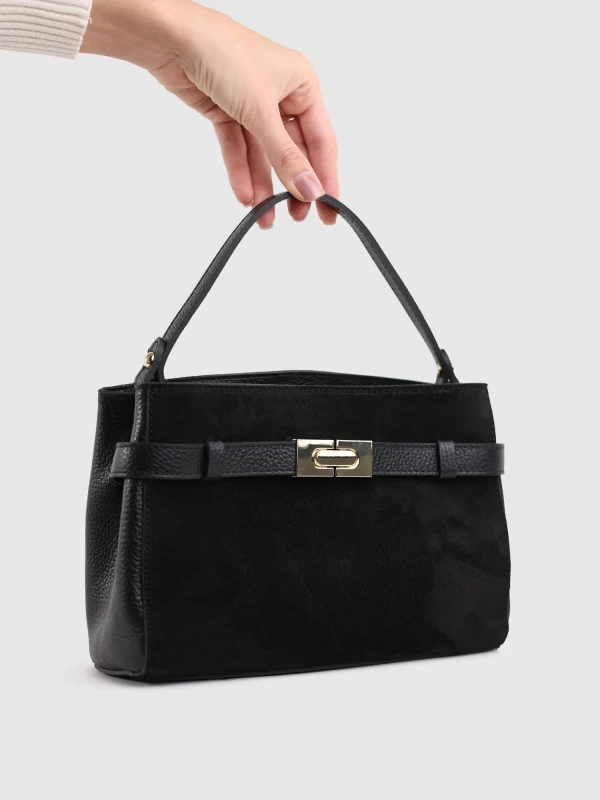 Сумка з натуральної замші