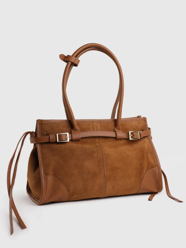 Сумка з натуральної замші