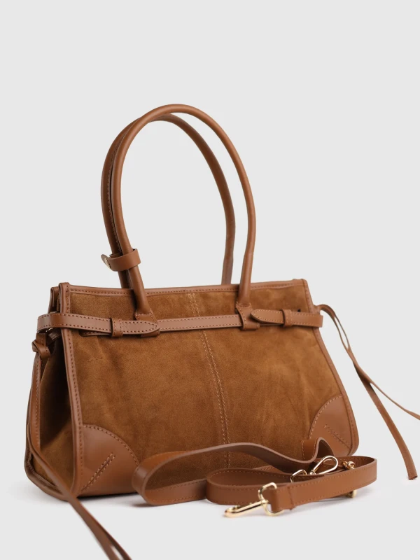 Сумка з натуральної замші