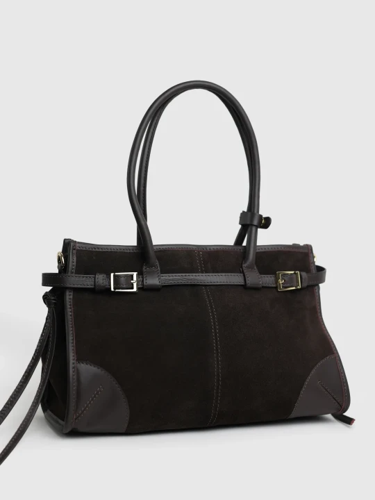 Сумка з натуральної замші