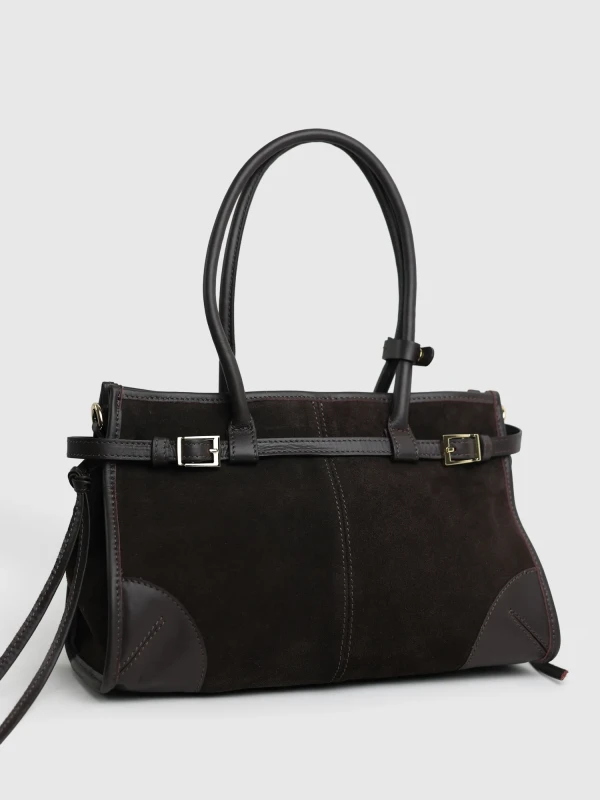 Сумка з натуральної замші